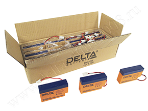 Упаковка аккумулятора Delta DTM 12008. Фото №3